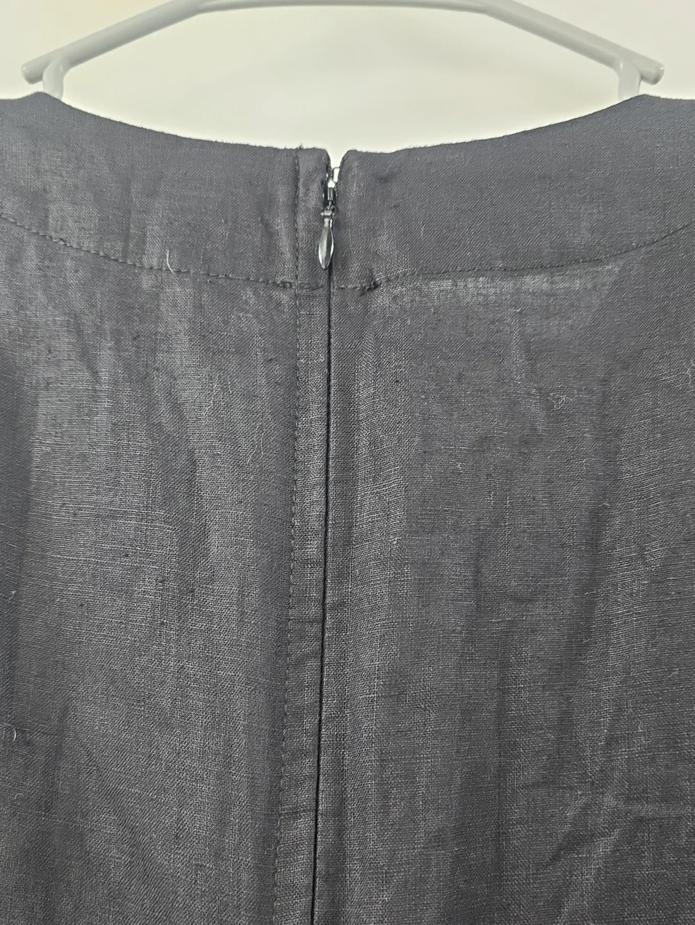 Everlane Black Linen Wide Leg Jumpsuit